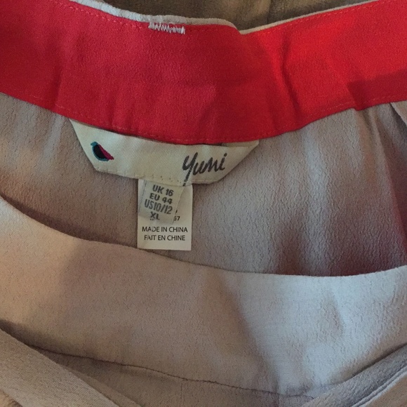 Yumi elegant blush crepe palazzo pants - Picture 3 of 4